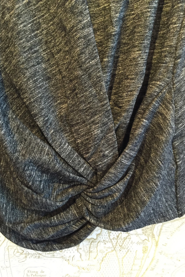 IRO Leticia Heathered Knot Tee IRO Leticia Heathered Knot Tee
