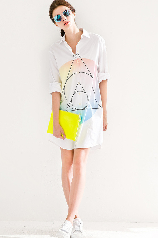 Few Moda Geometric Pattern Shirt Few Moda Geometric Pattern Shirt