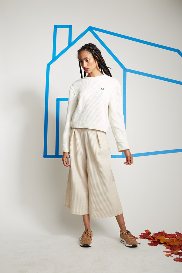 Steven Tai Wide-Leg Tailored 3/4 Length Trousers Steven Tai Wide-Leg Tailored 3/4 Length Trousers