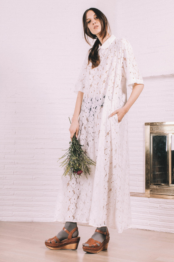 Kate Towers white collar Dress / Made to order Kate Towers white collar Dress / Made to order