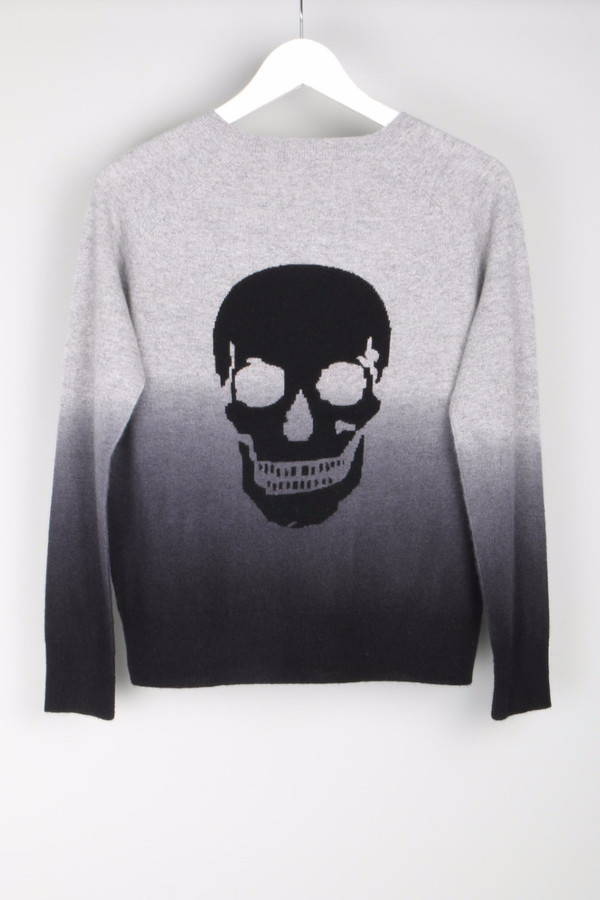 Skull Cashmere Dip Ombre Sweater Skull Cashmere Dip Ombre Sweater