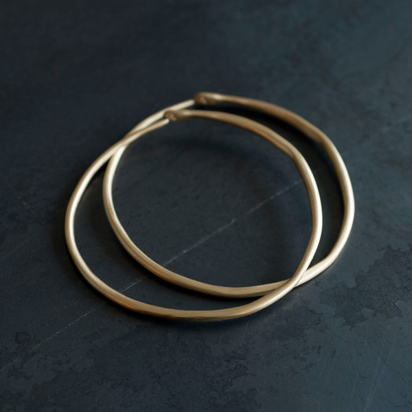Etten Eller 03.31.1854 Skinny Brass Bangle Set Etten Eller 03.31.1854 Skinny Brass Bangle Set