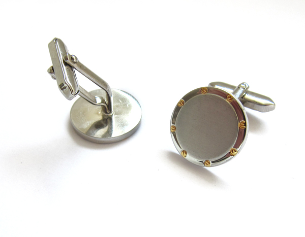 Vintage Collection Two-tone Industrial Cuff Links Vintage Collection Two-tone Industrial Cuff Links
