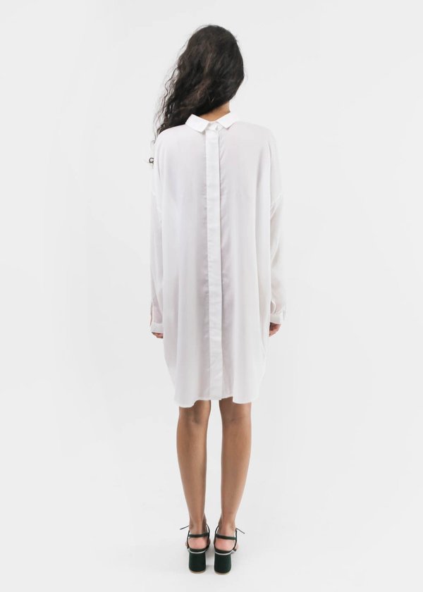 Suzanne Rae - Oversized Button Back Collared Shirt Suzanne Rae - Oversized Button Back Collared Shirt