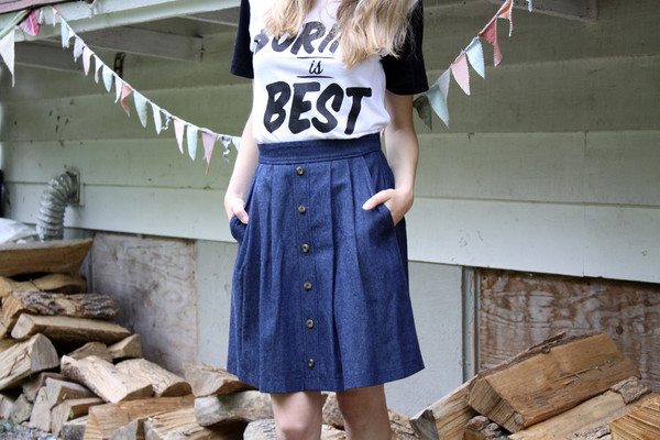 Birds of North America Brushrunner Skirt Dark Denim Birds of North America Brushrunner Skirt Dark Denim