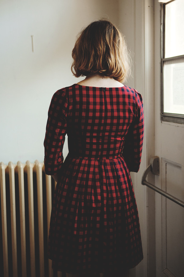 Birds of North America Wood Rail Dress (Buffalo Check) Birds of North America Wood Rail Dress (Buffalo Check)
