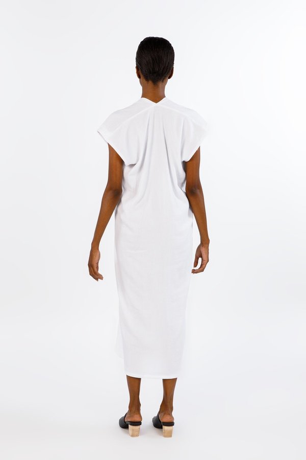 Miranda Bennett White Vision Dress, Double Gauze Miranda Bennett White Vision Dress, Double Gauze
