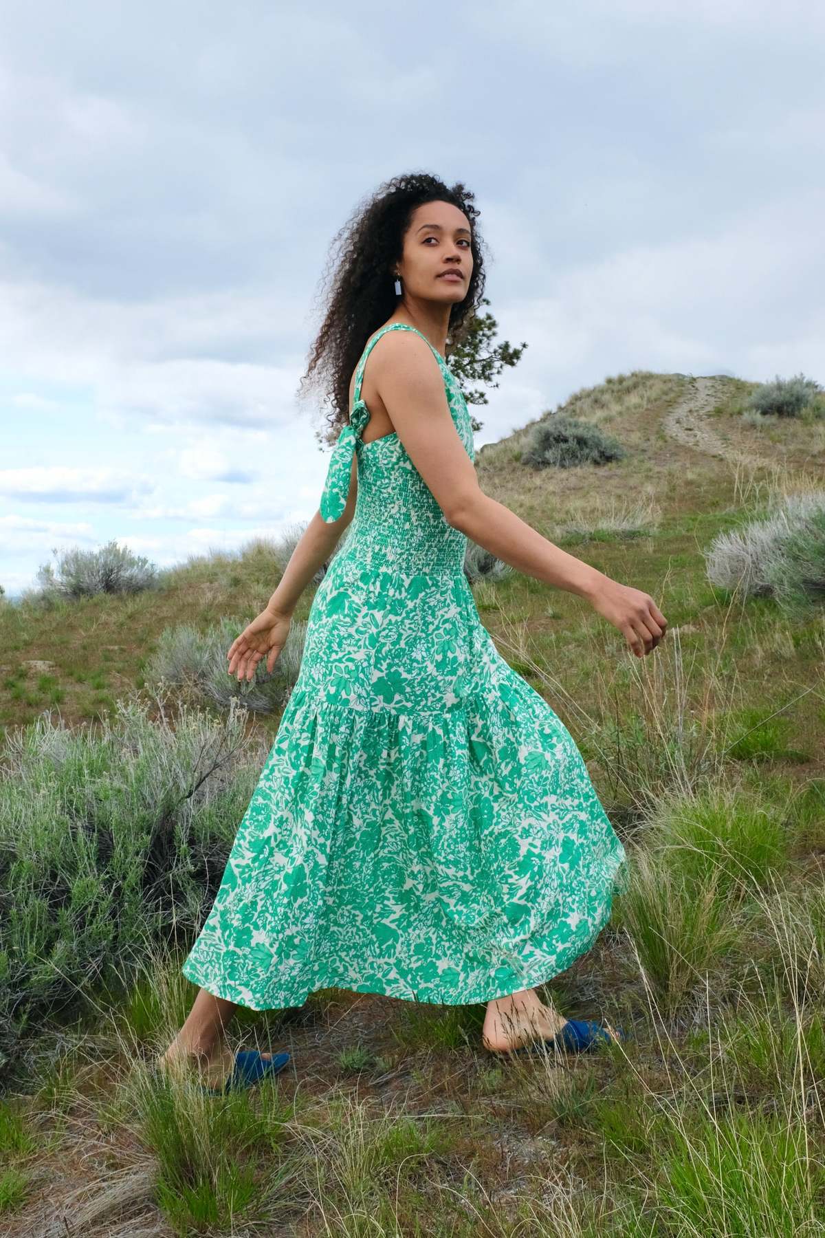 PEONY Vacation Midi Dress - Clover 