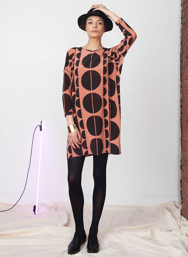 Seek Collective Sara dress | black eclipse print Seek Collective Sara dress | black eclipse print