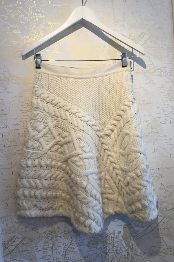 Rhié Cable knit flared skirt Rhié Cable knit flared skirt