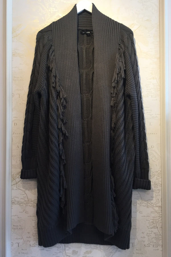 Tess GIberson Chunky cardigan with fringe Tess GIberson Chunky cardigan with fringe