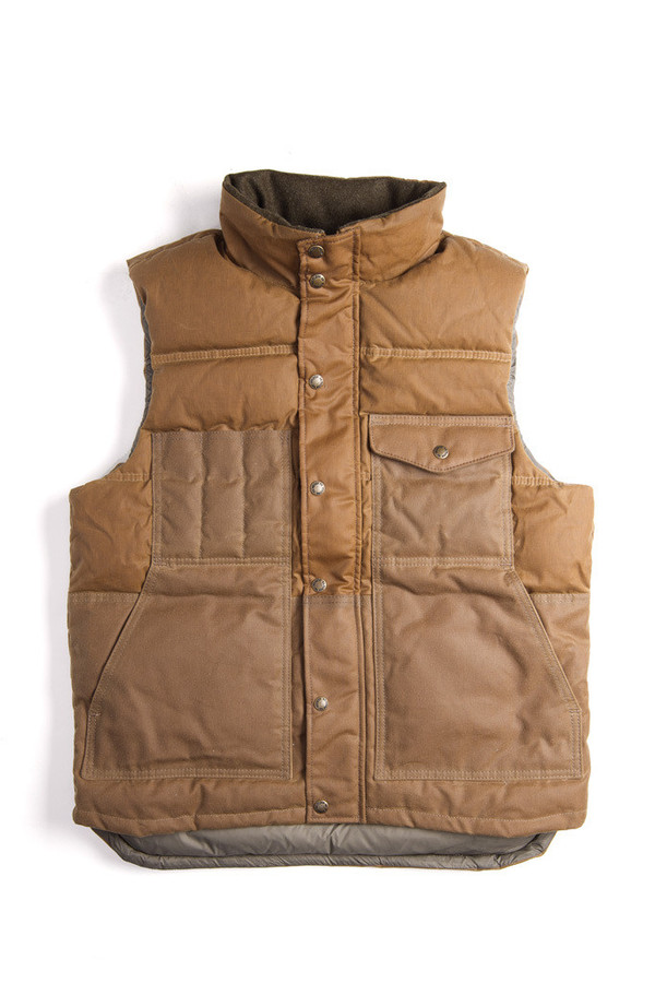 Men's Filson Down Cruiser Vest | Dark Tan Men's Filson Down Cruiser Vest | Dark Tan
