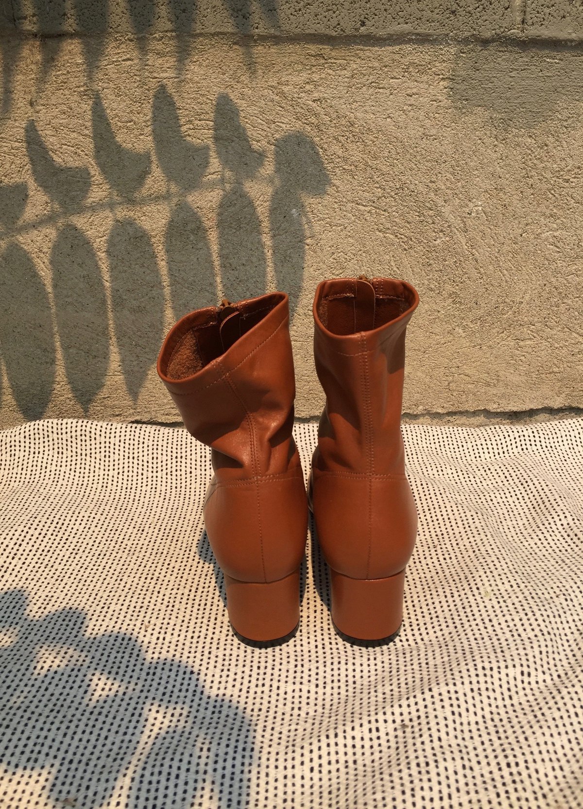 BY FAR Neva Leather Brown Boots Garmentory