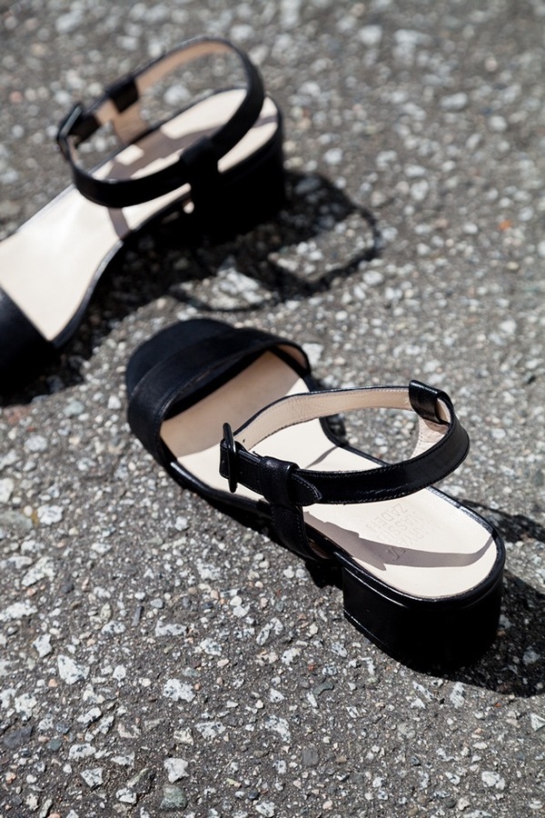 Maryam Nassir Zadeh Sophie Sandal-black calf Maryam Nassir Zadeh Sophie Sandal-black calf