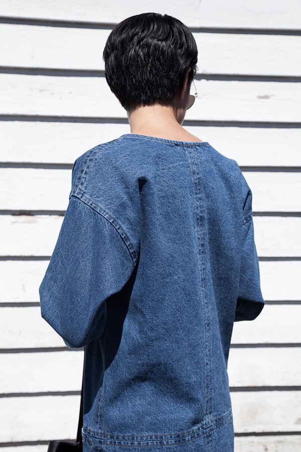 Caron Callahan Leone Dress | denim Caron Callahan Leone Dress | denim