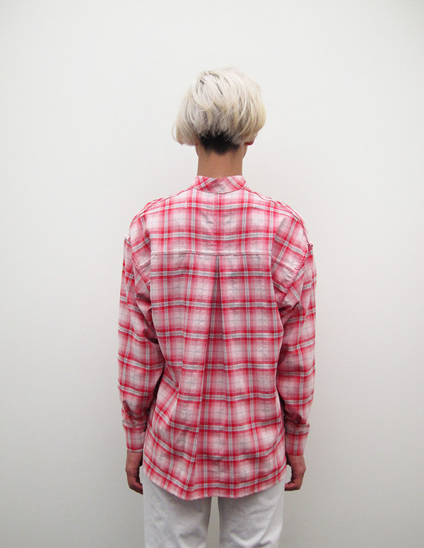 Eckhaus Latta Button Down | Red Plaid Eckhaus Latta Button Down | Red Plaid