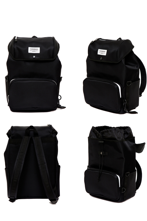 HARDERBRUSH Line Union Heavy-T BackPack | Black HARDERBRUSH Line Union Heavy-T BackPack | Black