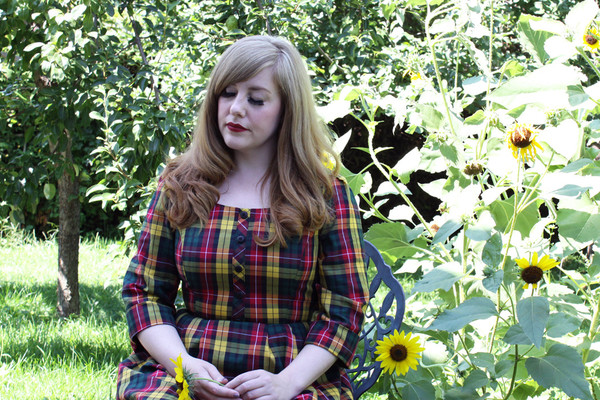 Birds of North America Wood Rail Dress (Buchanan Plaid) Birds of North America Wood Rail Dress (Buchanan Plaid)