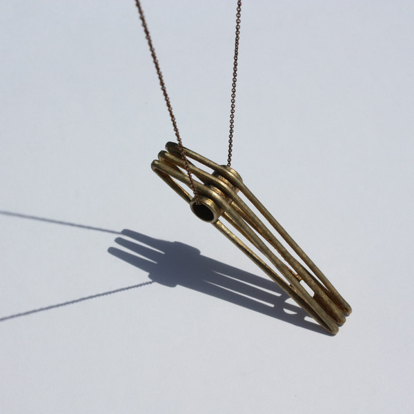 Metalepsis Projects Bridge Necklace | Unfinished bronze Metalepsis Projects Bridge Necklace | Unfinished bronze