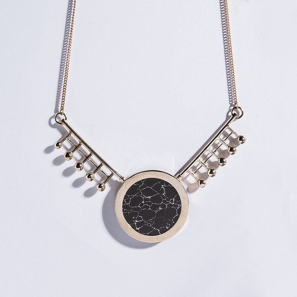Metalepsis Projects Orbital Necklace | high polished brass Metalepsis Projects Orbital Necklace | high polished brass