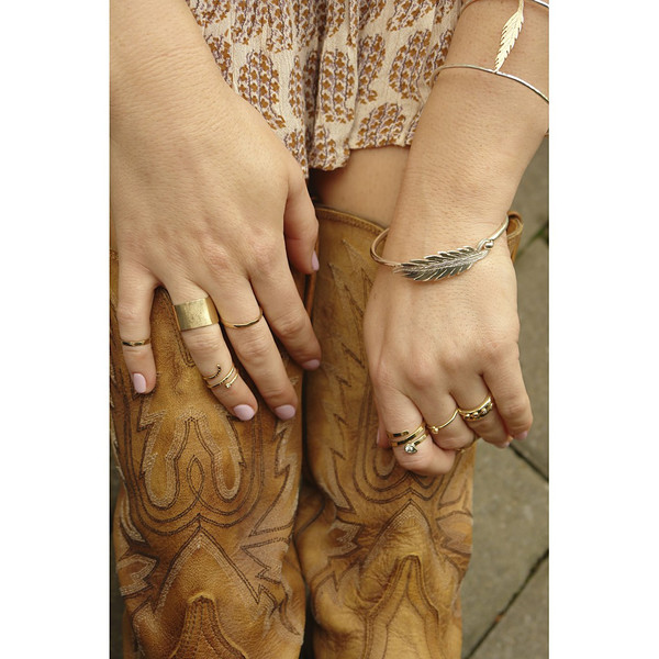 Ash Hoffman Jewelry Hope Feather Bangle Ash Hoffman Jewelry Hope Feather Bangle