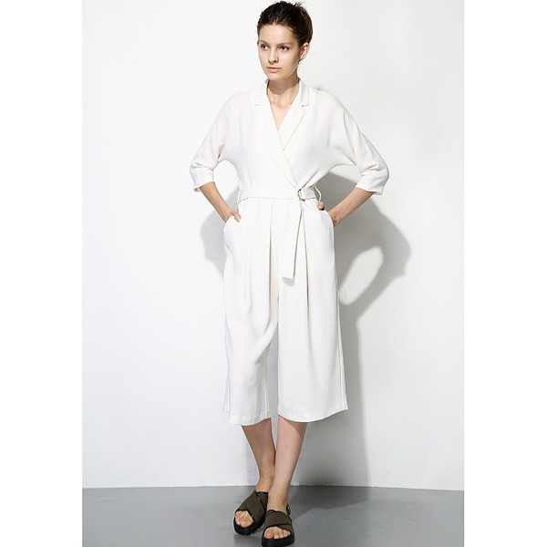 FEW MODA Minimalist Belted Jumpsuit FEW MODA Minimalist Belted Jumpsuit