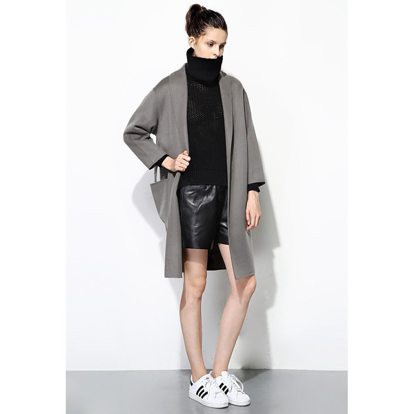 FEW MODA Oversized Structured Wool Coat FEW MODA Oversized Structured Wool Coat
