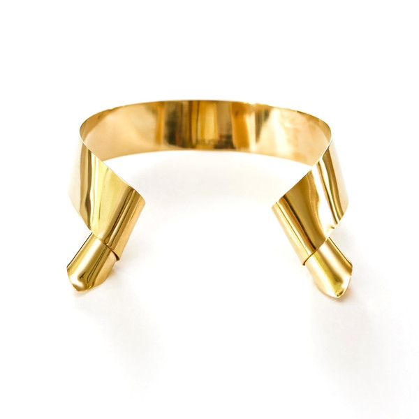 BISJOUX Rolled Collar Necklace BISJOUX Rolled Collar Necklace