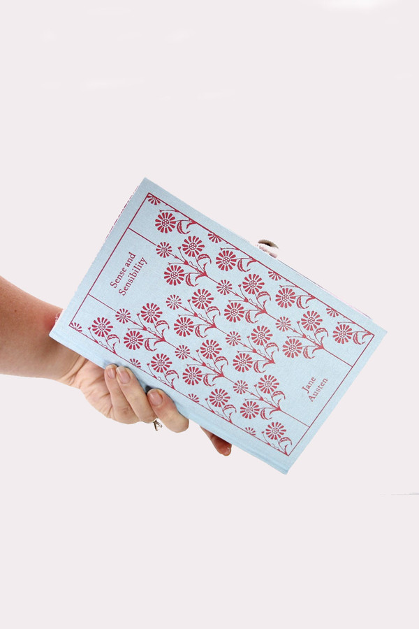 Chick Lit Designs Sense and Sensibility Book Clutch Chick Lit Designs Sense and Sensibility Book Clutch