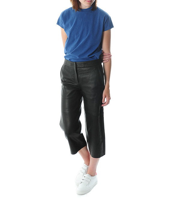 Won Hundred Black Leather Mynte Culottes Won Hundred Black Leather Mynte Culottes