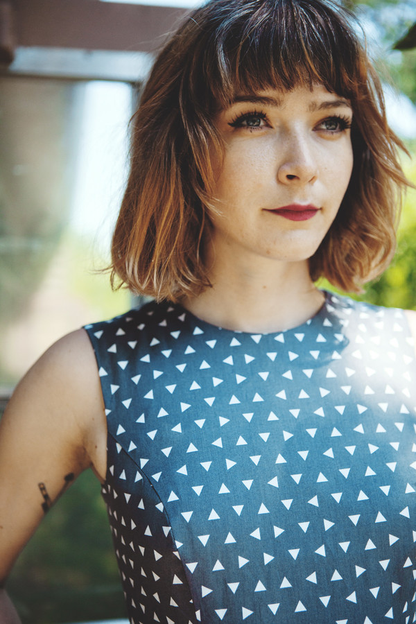 Birds of North America Antbird Dress Grey Triangles Birds of North America Antbird Dress Grey Triangles