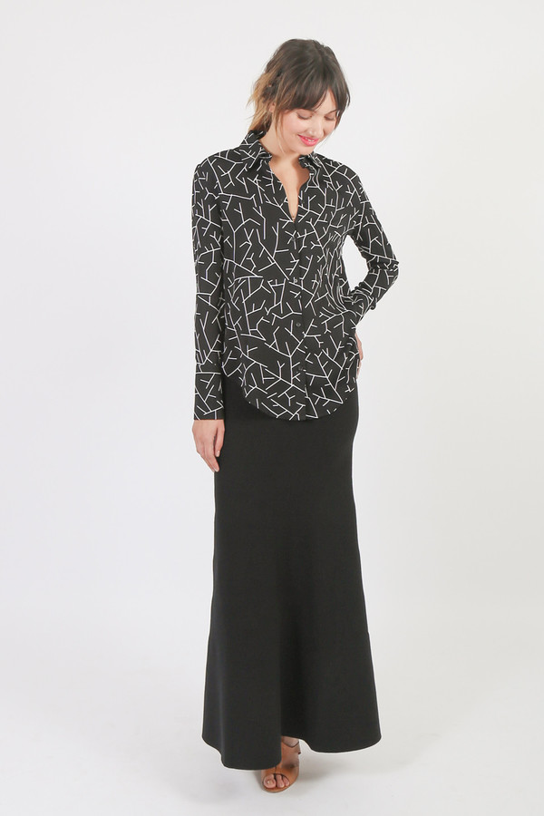 Nanushka Ole Bell Sleeve Shirt Nanushka Ole Bell Sleeve Shirt