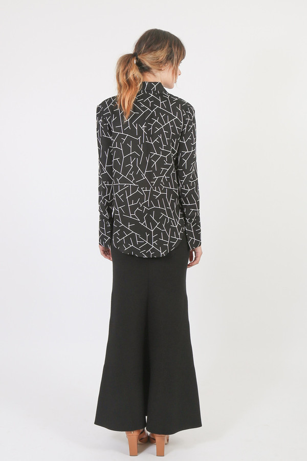 Nanushka Ole Bell Sleeve Shirt Nanushka Ole Bell Sleeve Shirt
