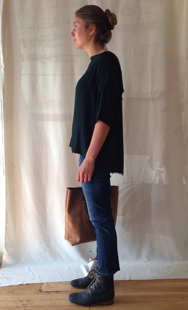 Black Crane Square Top Black Crane Square Top