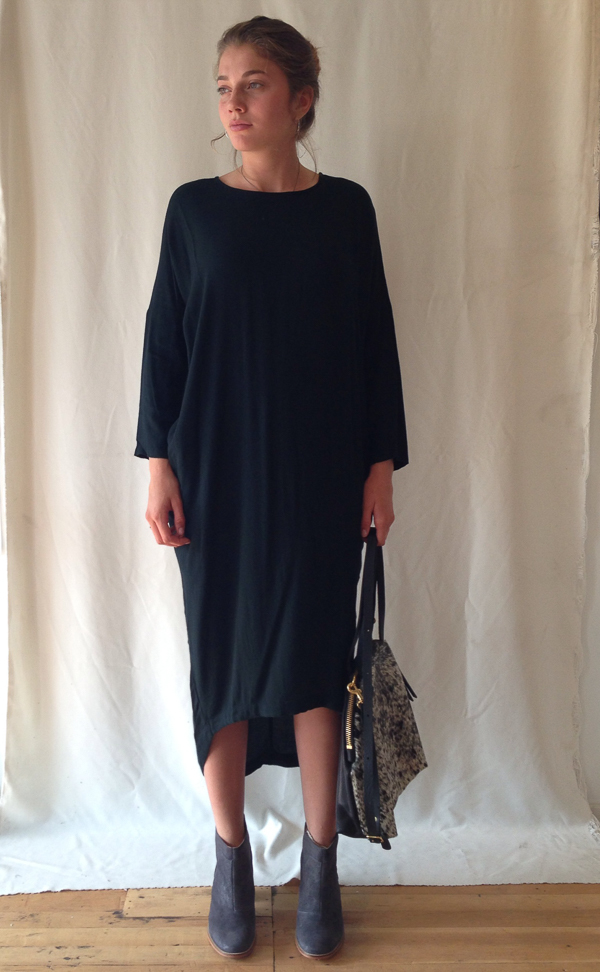 Black Crane Cocoon Dress Black Crane Cocoon Dress