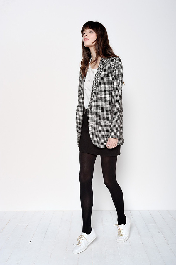 DES PETITS HAUTS UNISSON PATTERNED BLAZER DES PETITS HAUTS UNISSON PATTERNED BLAZER