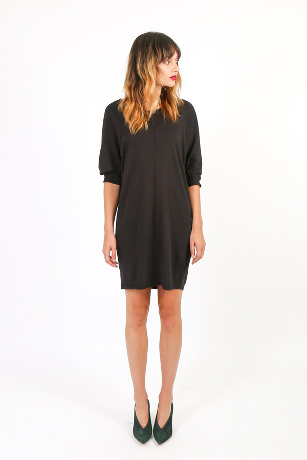 Black Crane Wide Dress Black Crane Wide Dress