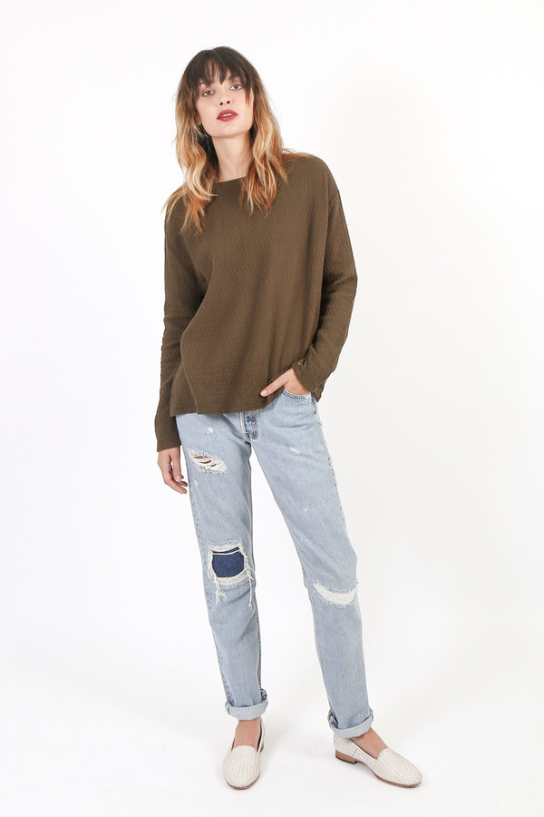 Black Crane Wide Sweatshirt Black Crane Wide Sweatshirt