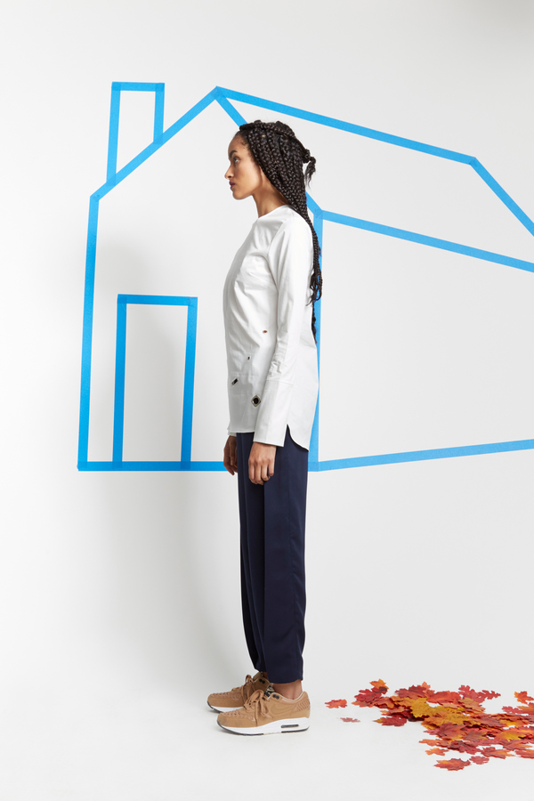 Nomia Long Sleeve Tunic With Grommets Nomia Long Sleeve Tunic With Grommets