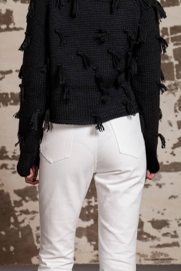 Apiece Apart Highwaist Matchstick Trouser - white Apiece Apart Highwaist Matchstick Trouser - white