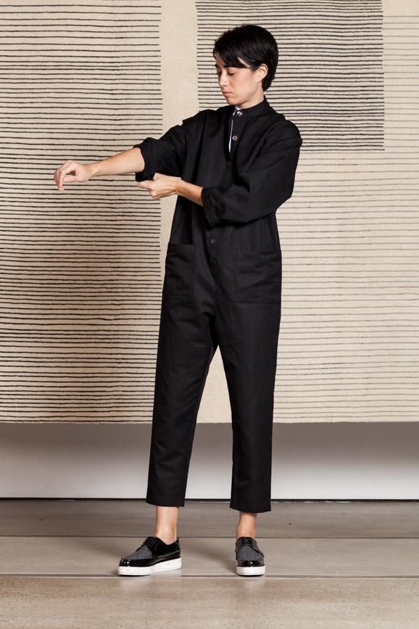 Horses Atelier Patch Pocket Jumpsuit | Black Horses Atelier Patch Pocket Jumpsuit | Black