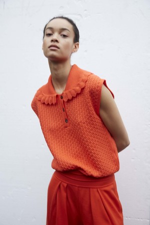 Molli Ondine Breton Sweater - Milk 