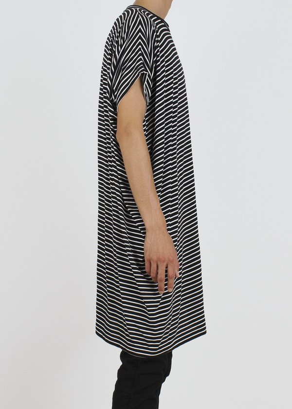 Unisex complexgeometries ebb tunic | b&w stripe Unisex complexgeometries ebb tunic | b&w stripe