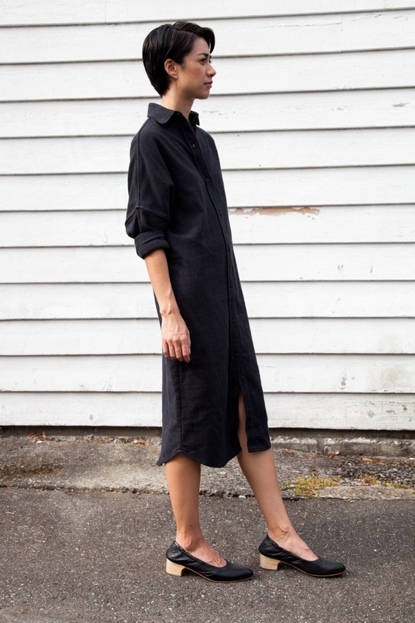 Jesse Kamm Day Shift | charcoal plaid Jesse Kamm Day Shift | charcoal plaid