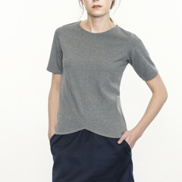 Josiane Perron Grey Top Josiane Perron Grey Top