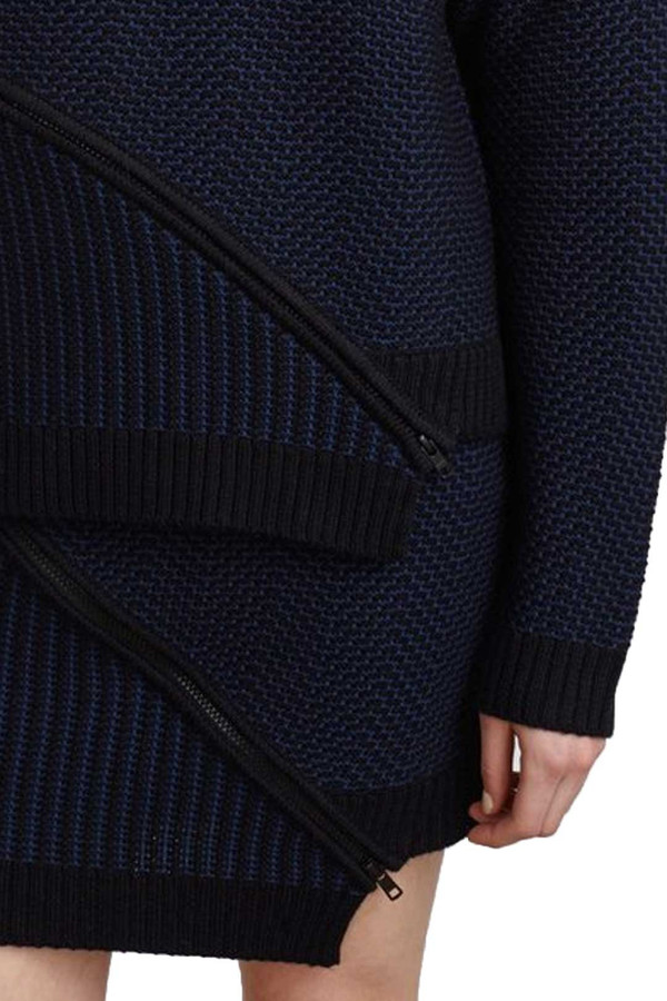 Opening Ceremony Mixed Zip Crewneck Opening Ceremony Mixed Zip Crewneck