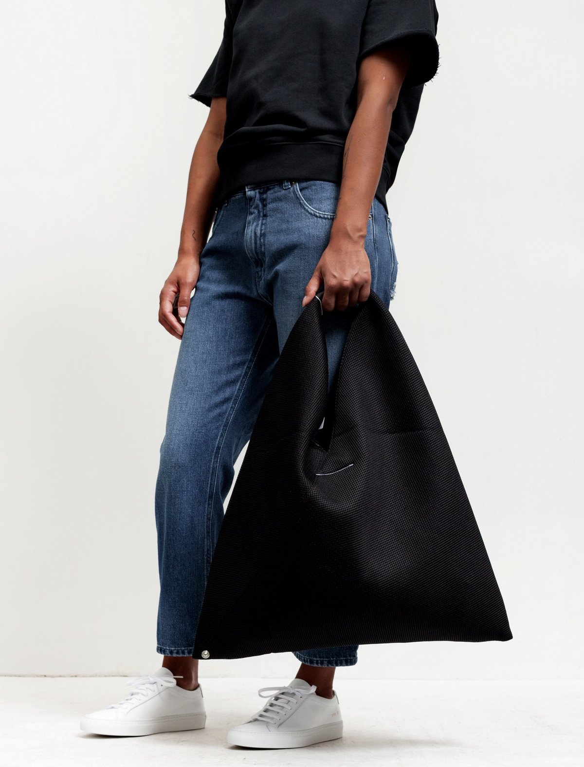 MM6 by Maison Margiela Japanese Bag Black Mesh Garmentory