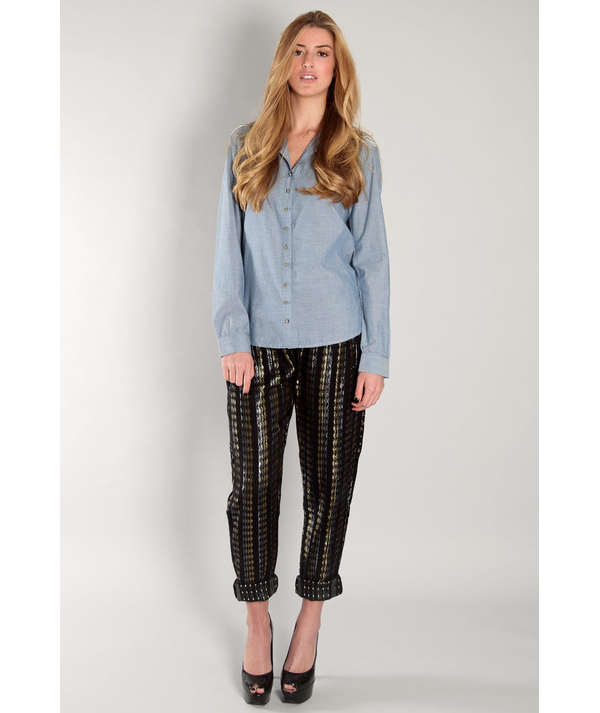 Valentine Gauthier Officer Chambray Shirt Valentine Gauthier Officer Chambray Shirt